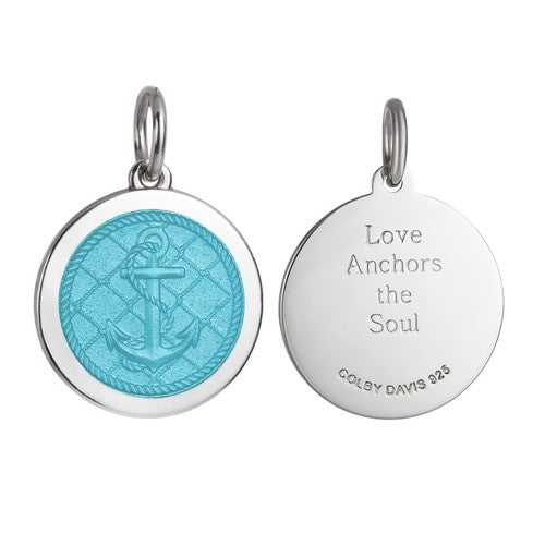 Anchor Pendant Medium The Pewter Shop