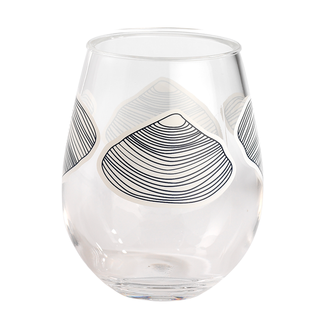 Hanh Gallery Marble Painted Stemless Wine Glass, The Estella Series, 14oz  Glass Painted with Acrylic Paint - Hanh Gallery