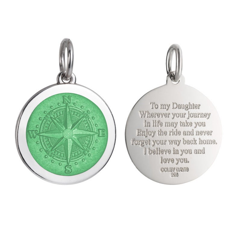 Mother s Compass for Daughter Pendant