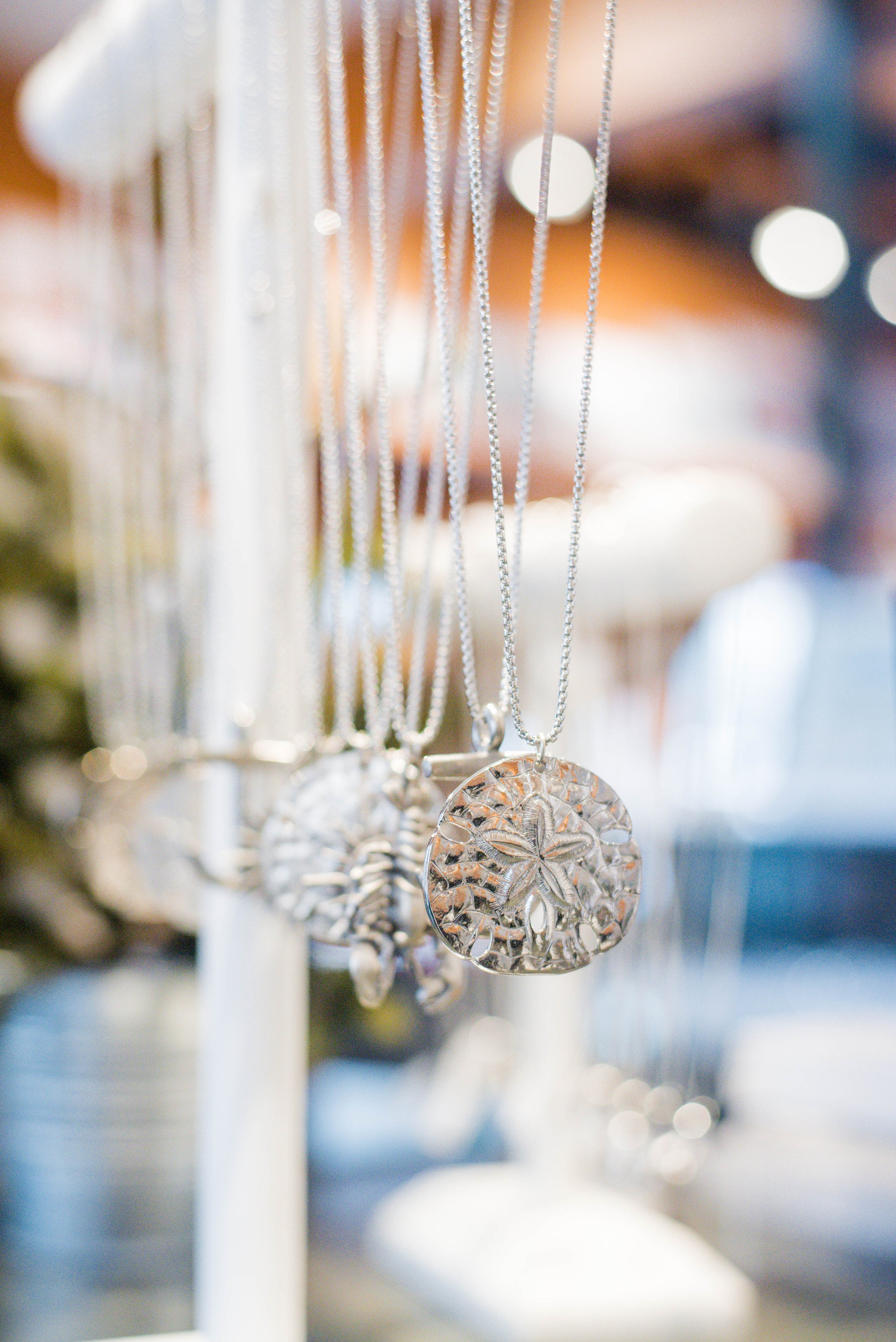 Large Pewter Sand Dollar Necklace The Pewter Shop